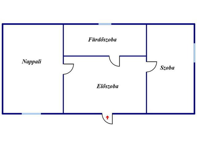 Eladó családi ház, Kállósemjénen 9.5 M Ft, 1 szobás