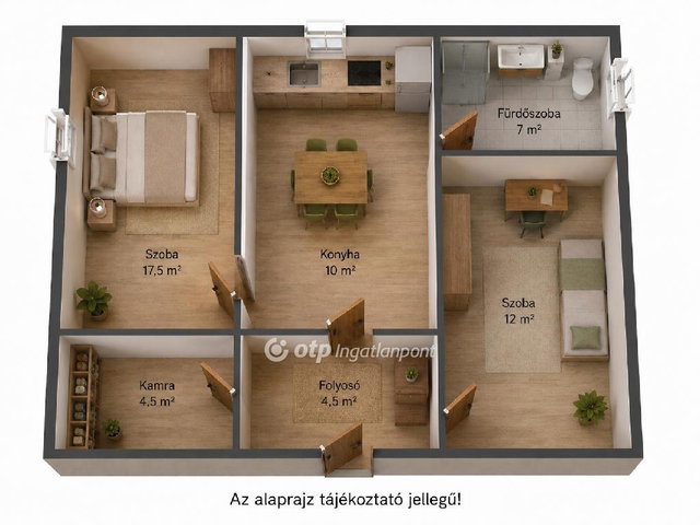 Eladó családi ház, Kunszentmiklóson 26.5 M Ft, 2 szobás