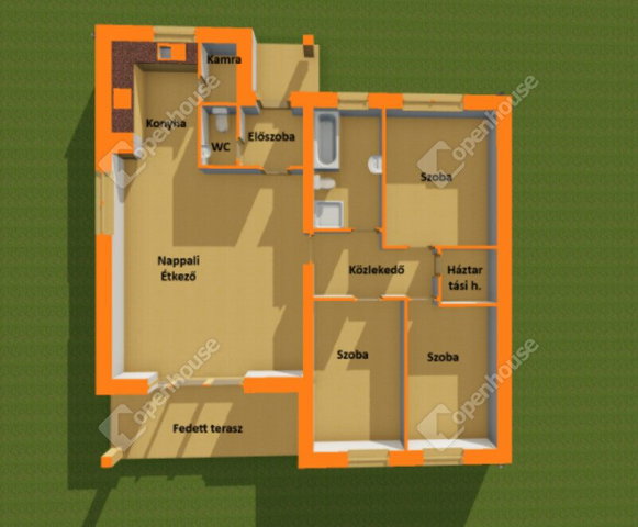 Eladó családi ház, Vácrátóton 82.9 M Ft, 4 szobás