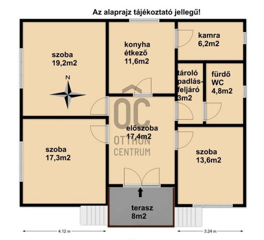 Eladó családi ház, Murakeresztúron 19.9 M Ft, 3 szobás