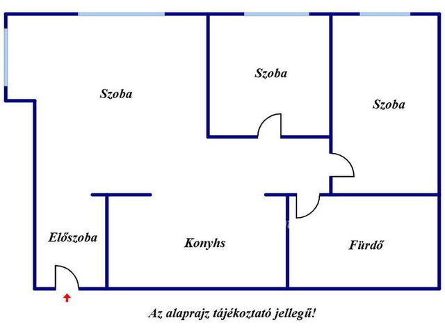 Kiadó téglalakás, albérlet, Szegeden 300 E Ft / hó, 3 szobás