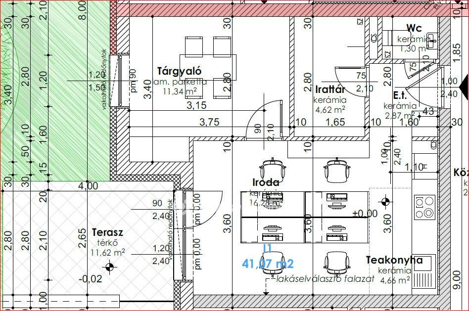Téglalakás · 2 hálószoba · 46 m² · 38.990.000 Ft