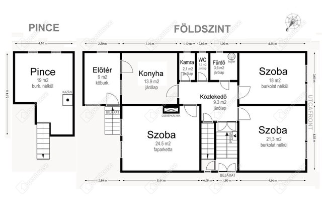 Eladó családi ház, Sárospatakon 24.9 M Ft, 3 szobás