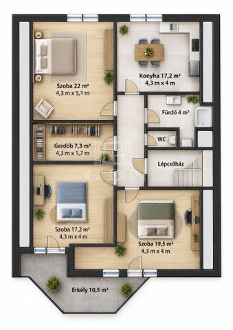Eladó családi ház, Isaszegen 169.99 M Ft, 6 szobás