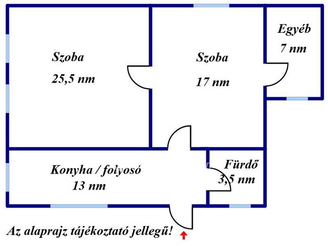 Eladó családi ház, Orosházán 3.3 M Ft, 2+1 szobás