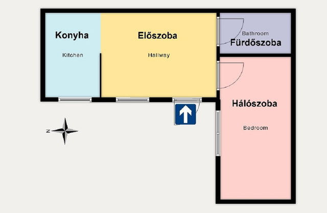 Eladó téglalakás, Kiskunhalason 27.9 M Ft, 1 szobás