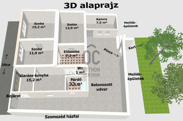 Eladó családi ház, Egerben 27.5 M Ft, 3 szobás