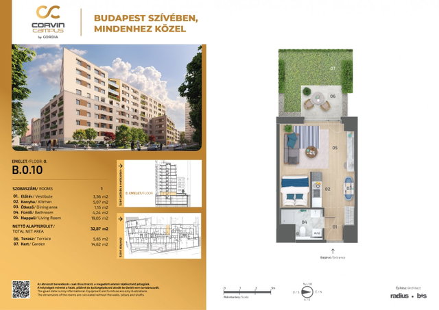 Eladó téglalakás, Budapesten, VIII. kerületben, Balassa utcában