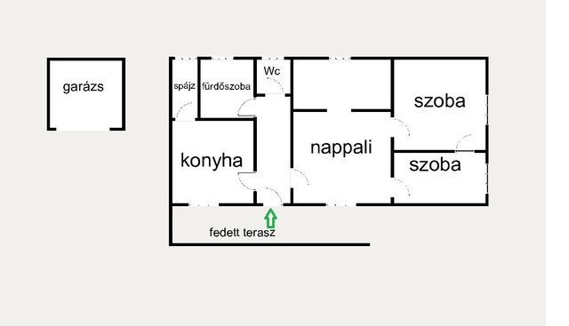 Eladó családi ház, Nagykőrösön 37 M Ft, 3+1 szobás