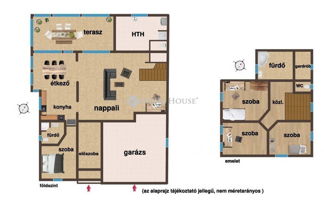 Eladó családi ház, Nárain 179.9 M Ft, 5 szobás