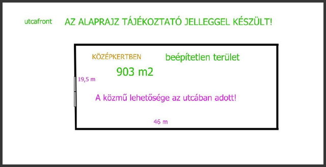 Eladó telek, Hajdúböszörményen 18.5 M Ft / költözzbe.hu
