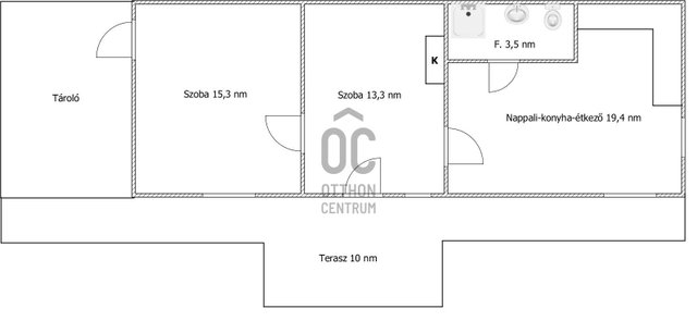 Eladó családi ház, Pakson 44.9 M Ft, 3 szobás