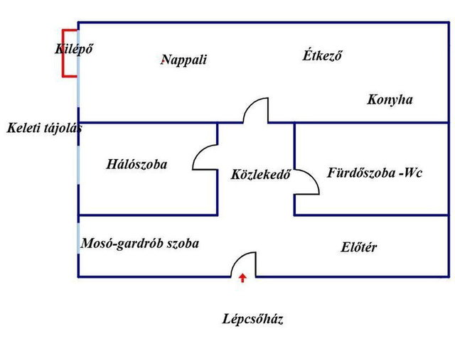Eladó téglalakás, Nyíregyházán 44 M Ft, 2 szobás
