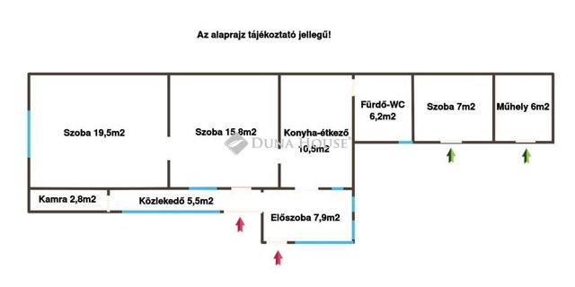 Eladó családi ház, Dombóváron 22 M Ft, 2 szobás