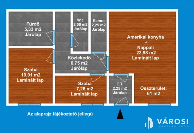 Eladó téglalakás, Hódmezővásárhelyen 23.79 M Ft, 3 szobás