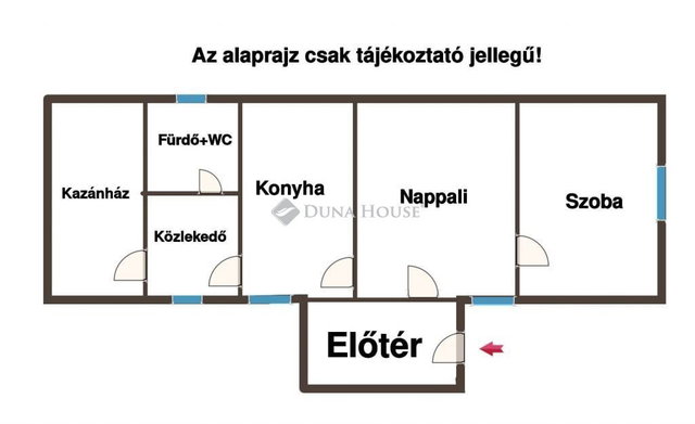 Eladó családi ház, Törtelen 18 M Ft, 2 szobás