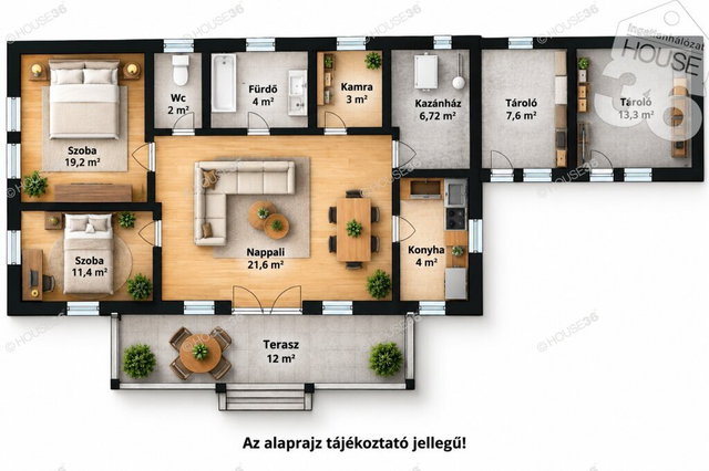 Eladó családi ház, Fülöpházán 48.99 M Ft, 3 szobás