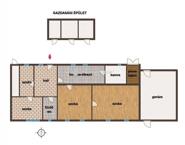 Eladó családi ház, Tiszaföldváron 19.9 M Ft, 4 szobás