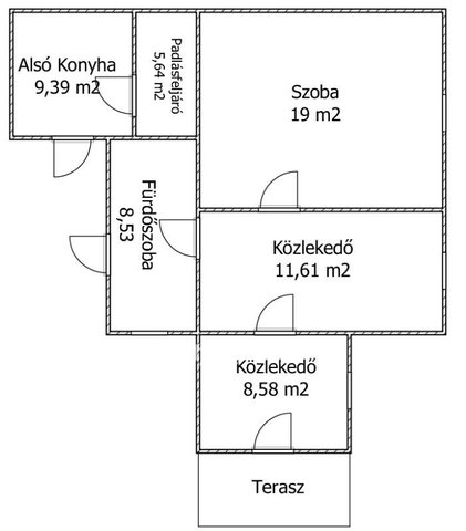 Eladó családi ház, Gádoroson 13.5 M Ft, 1 szobás