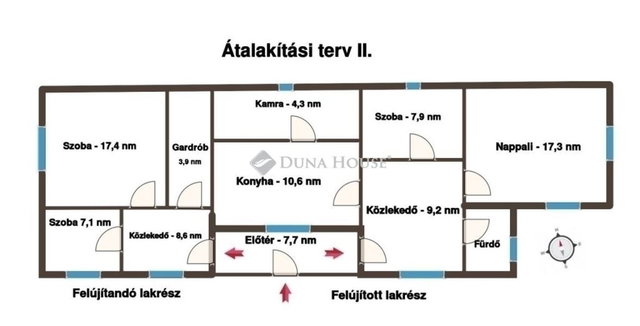 Eladó családi ház, Budapesten, XVIII. kerületben 89.5 M Ft