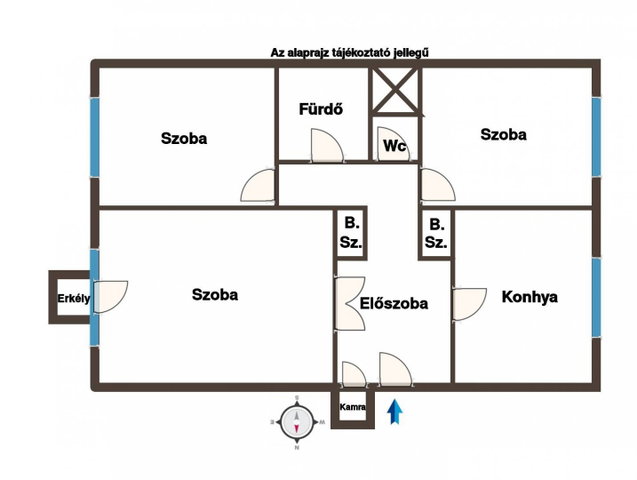 Eladó téglalakás, Zalaegerszegen 52 M Ft, 3+2 szobás
