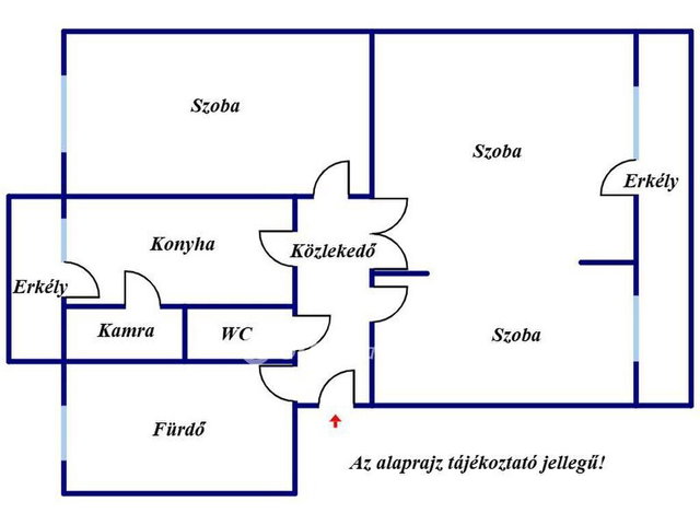 Eladó téglalakás, Szegeden 99.9 M Ft, 3 szobás