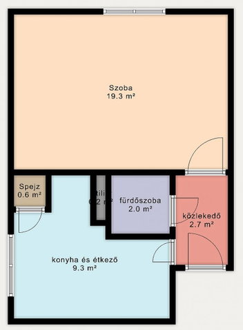 Eladó téglalakás, Budapesten, XXI. kerületben 41.5 M Ft