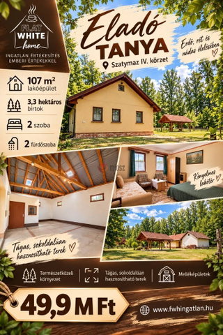 Eladó mezogazdasagi ingatlan, Szatymazon 49.9 M Ft, 2 szobás