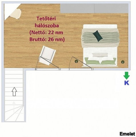Eladó téglalakás, Budapesten, IV. kerületben 84.9 M Ft, 2 szobás