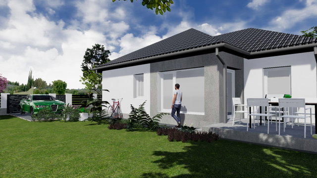Eladó családi ház, Veszkényen 66.99 M Ft, 3 szobás