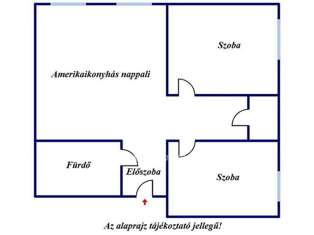 Eladó téglalakás, Szegeden 43.5 M Ft, 2+1 szobás