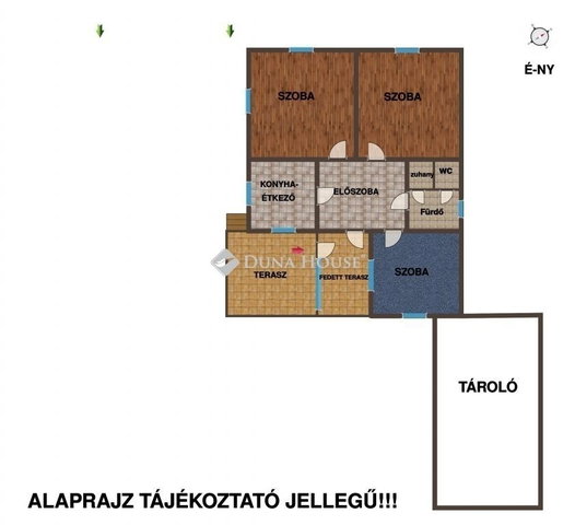 Eladó családi ház, Tápiószecsőn 46.5 M Ft, 3 szobás