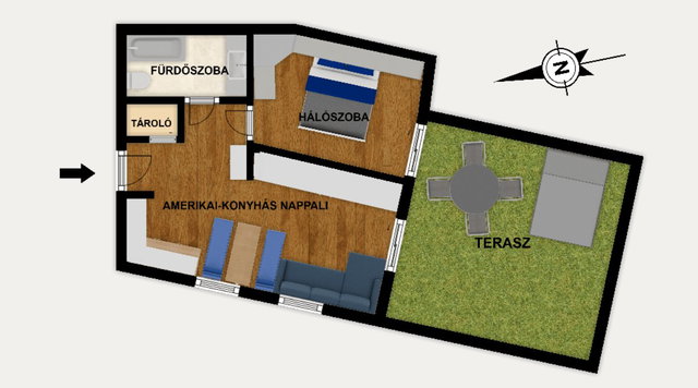 Eladó téglalakás, Esztergomban, Imaház utcában 109 M Ft