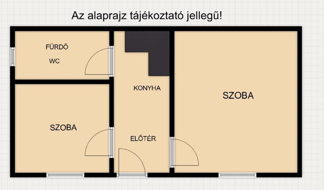 Eladó ikerház, Veszprémben 69.9 M Ft, 2 szobás