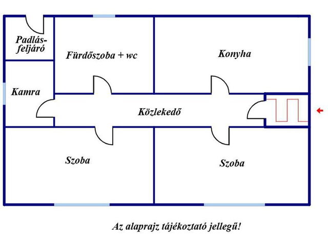 Eladó családi ház, Kunszentmártonban 14.5 M Ft, 2 szobás