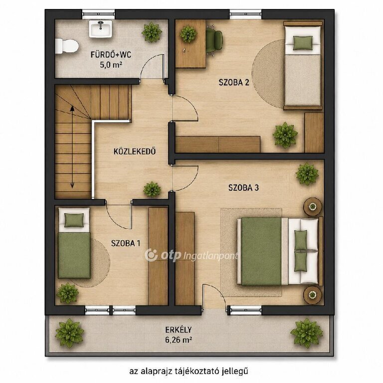 Téglalakás · 2 hálószoba · 99 m² · 84.900.000 Ft