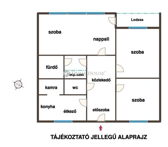 Eladó téglalakás, Debrecenben 76 M Ft, 3 szobás
