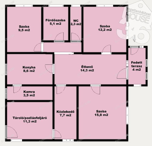 Eladó családi ház, Kecelen 22.8 M Ft, 3 szobás