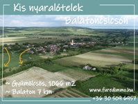 Eladó telek, Balatoncsicsón 6.5 M Ft / költözzbe.hu