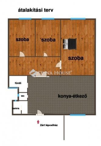 Eladó téglalakás, Budapesten, VIII. kerületben 67 M Ft, 2 szobás