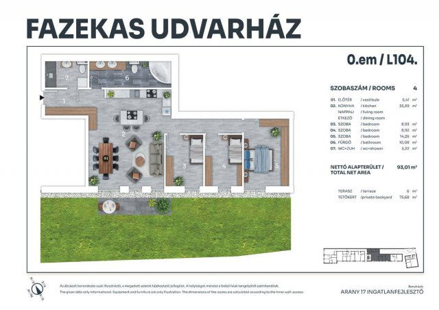 Eladó téglalakás, Tatán, Fazekas utcában 144.757 M Ft, 4 szobás