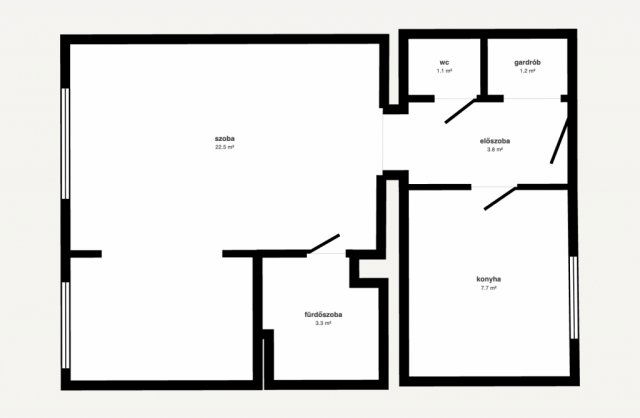 Eladó téglalakás, Tiszaújvárosban 22.5 M Ft, 1+1 szobás