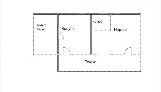 Eladó nyaraló, Kiskunlacházán 38 M Ft, 1 szobás