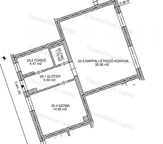 Eladó téglalakás, Szolnokon 65.55 M Ft, 2 szobás