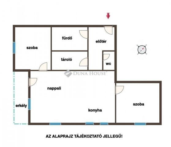 Eladó téglalakás, Dunaharasztin 89.625 M Ft, 3 szobás