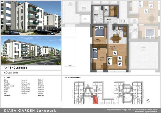 Eladó téglalakás, Szombathelyen 61.9 M Ft, 3 szobás