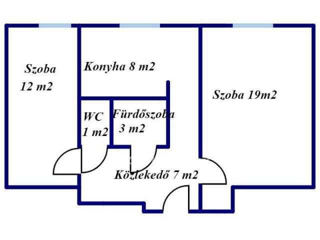 Eladó téglalakás, Eleken 16.5 M Ft, 2 szobás