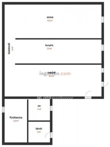 Eladó családi ház, Nemesvitán 13.9 M Ft, 2 szobás