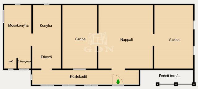 Eladó családi ház, Hévízgyörkön 64.9 M Ft, 3 szobás