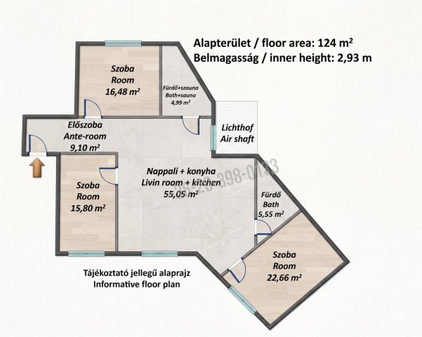 Eladó téglalakás, Budapesten, VI. kerületben 220 M Ft, 4 szobás